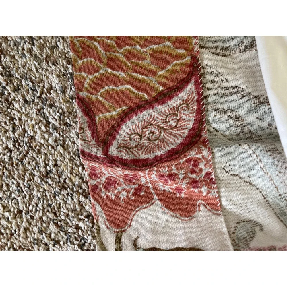 Pottery Barn Cynthia Palampore‎ Print Linen Cotton Lined Curtain Panels 5-50x96